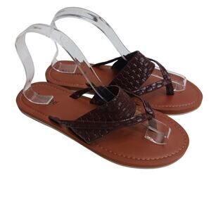 Ataiwee Strappy Slide Woven Sandals Size 8M NWOT